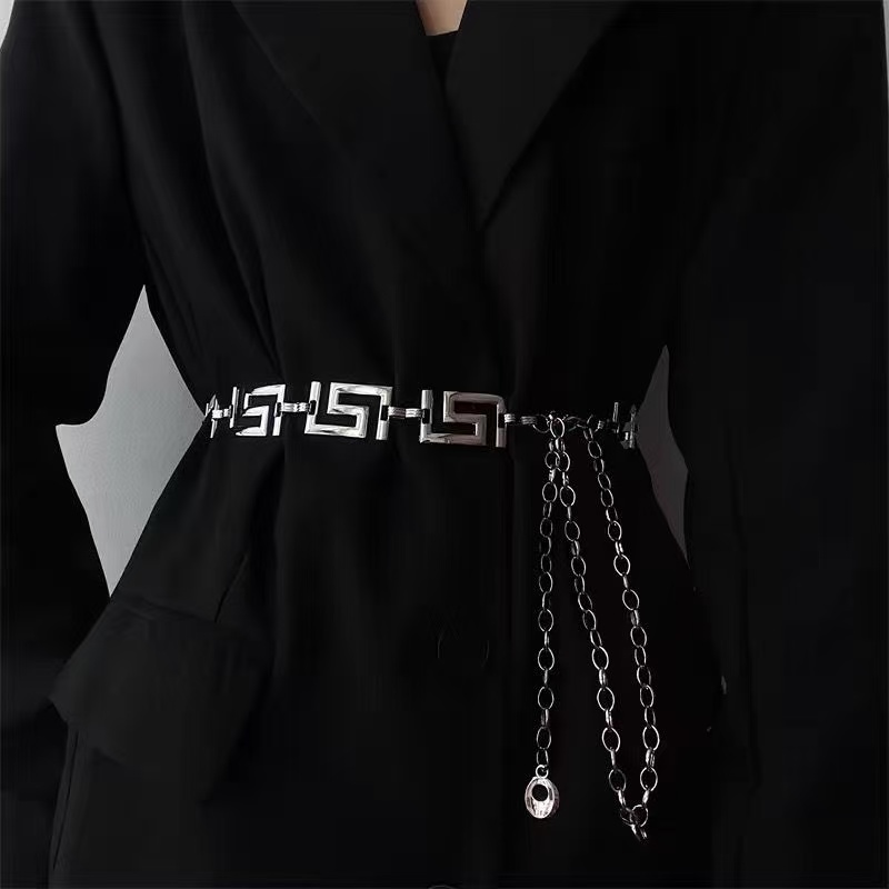 Women'S Jeans Accessories Chain - Catena per la vita in metallo