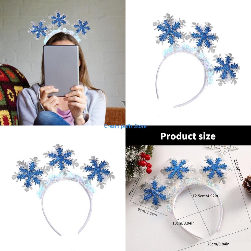 Women Accessories Description - 50LE Fiocco neve Illumina fascia Copricapo