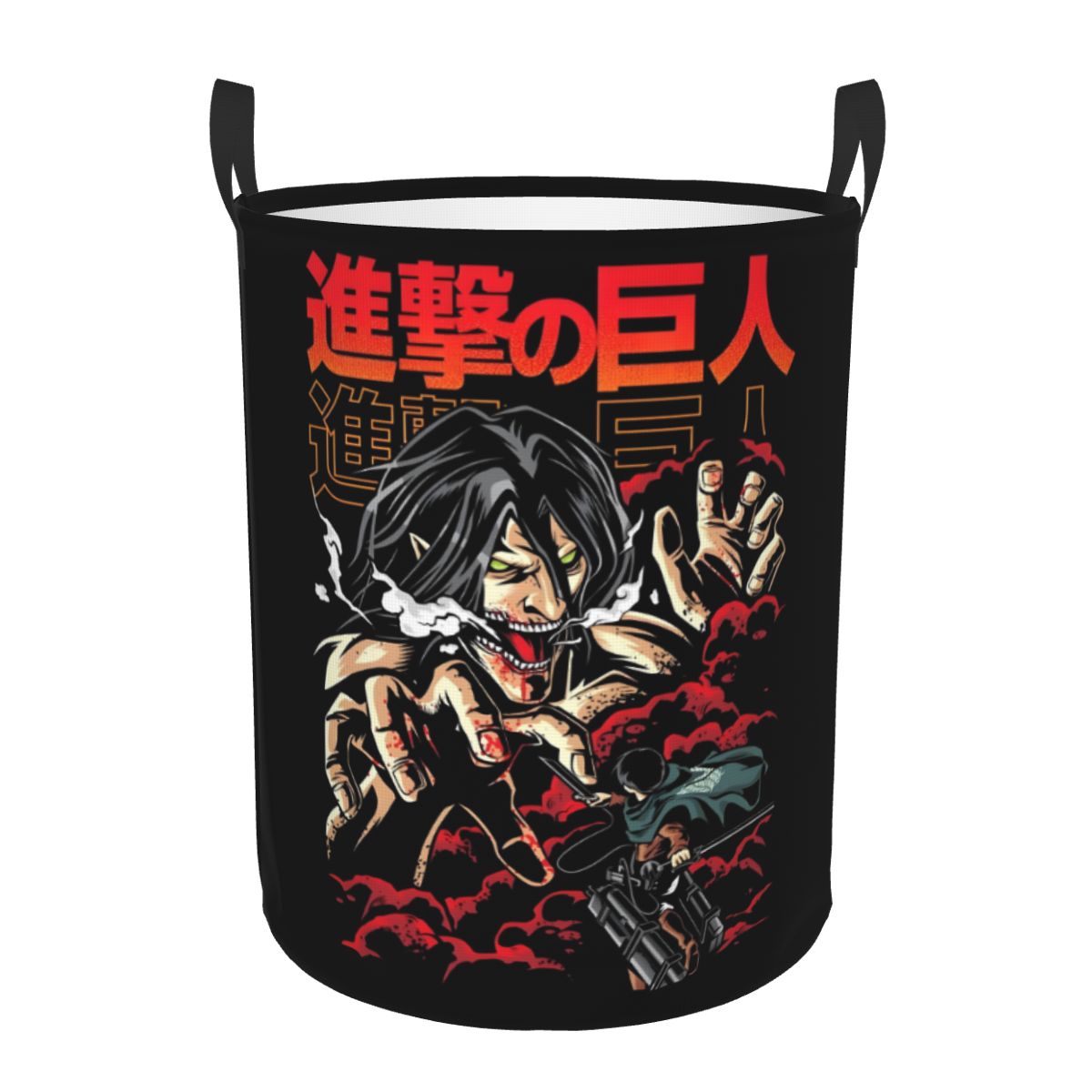 Women Accessories Hamper - Cesto Portabiancheria Anime Attack On Titan,
