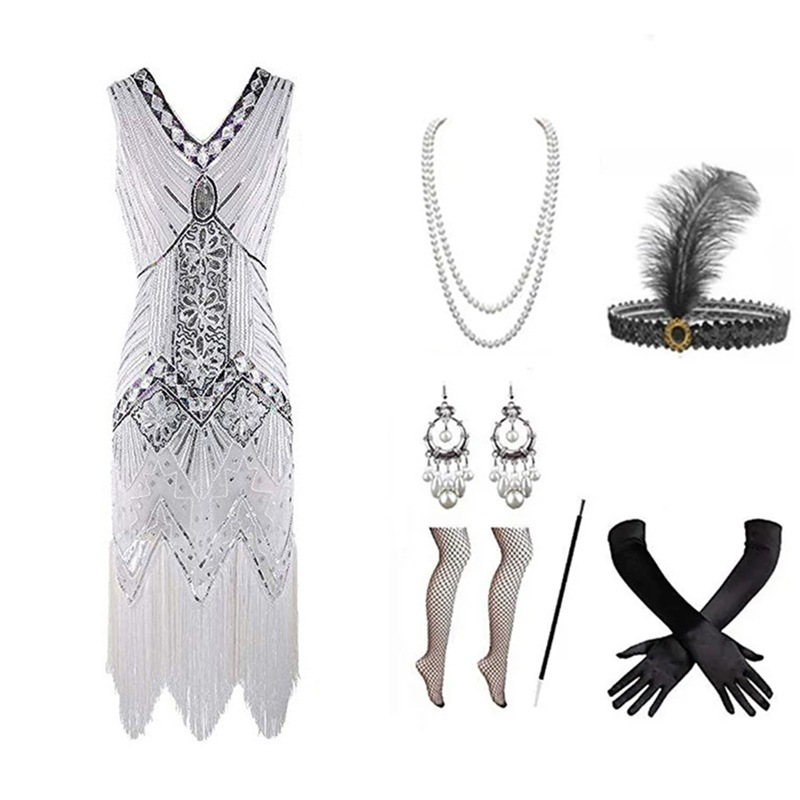 Set Abito Flapper Anni '20 per - Women Accessories Kit recensione e prezzo