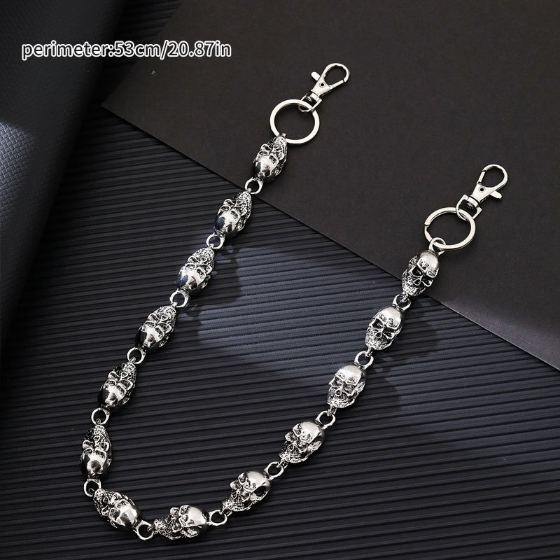 Portachiavi a Forma di Teschio - Women'S Jeans Accessories Chain recensione e prezzo