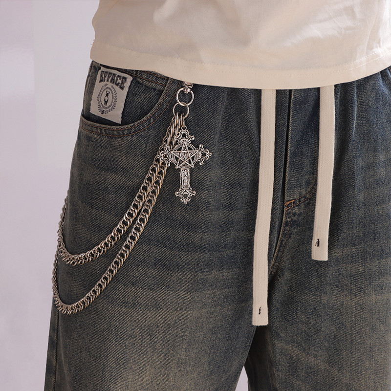 Moda punk pantaloni in metallo - Women'S Jeans Accessories Chain recensione e prezzo