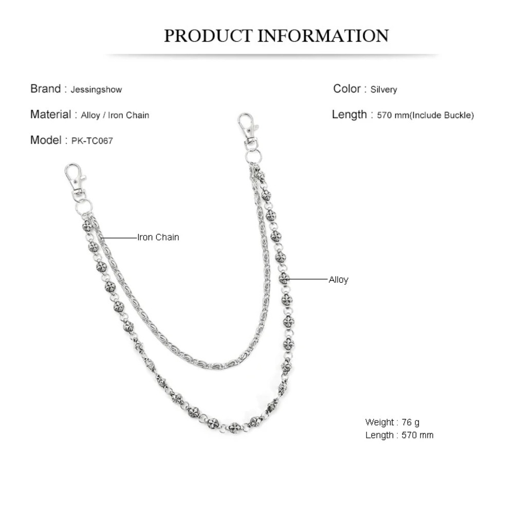 NUOVOCatena per jeans Hip Hop  - Women'S Jeans Accessories Chain recensione e prezzo